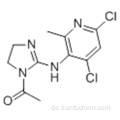 Ethanon, 1- [2 - [(4,6-Dichlor-2-methyl-5-pyrimidinyl) amino] -4,5-dihydro-1H-imidazol-1-yl] CAS 75438-54-9